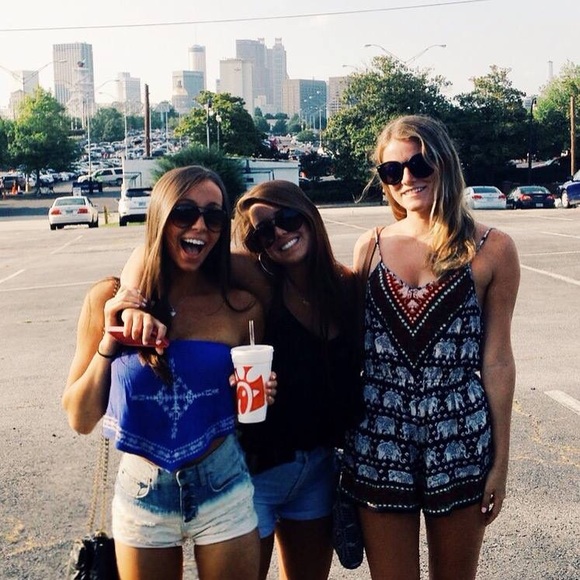 Royal Blue LF Crop Top - Picture 3 of 4